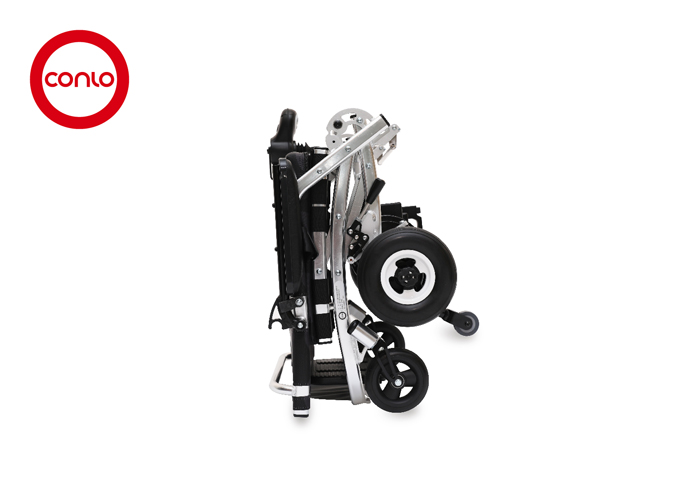 Ultra-lightweight portable power wheelchair